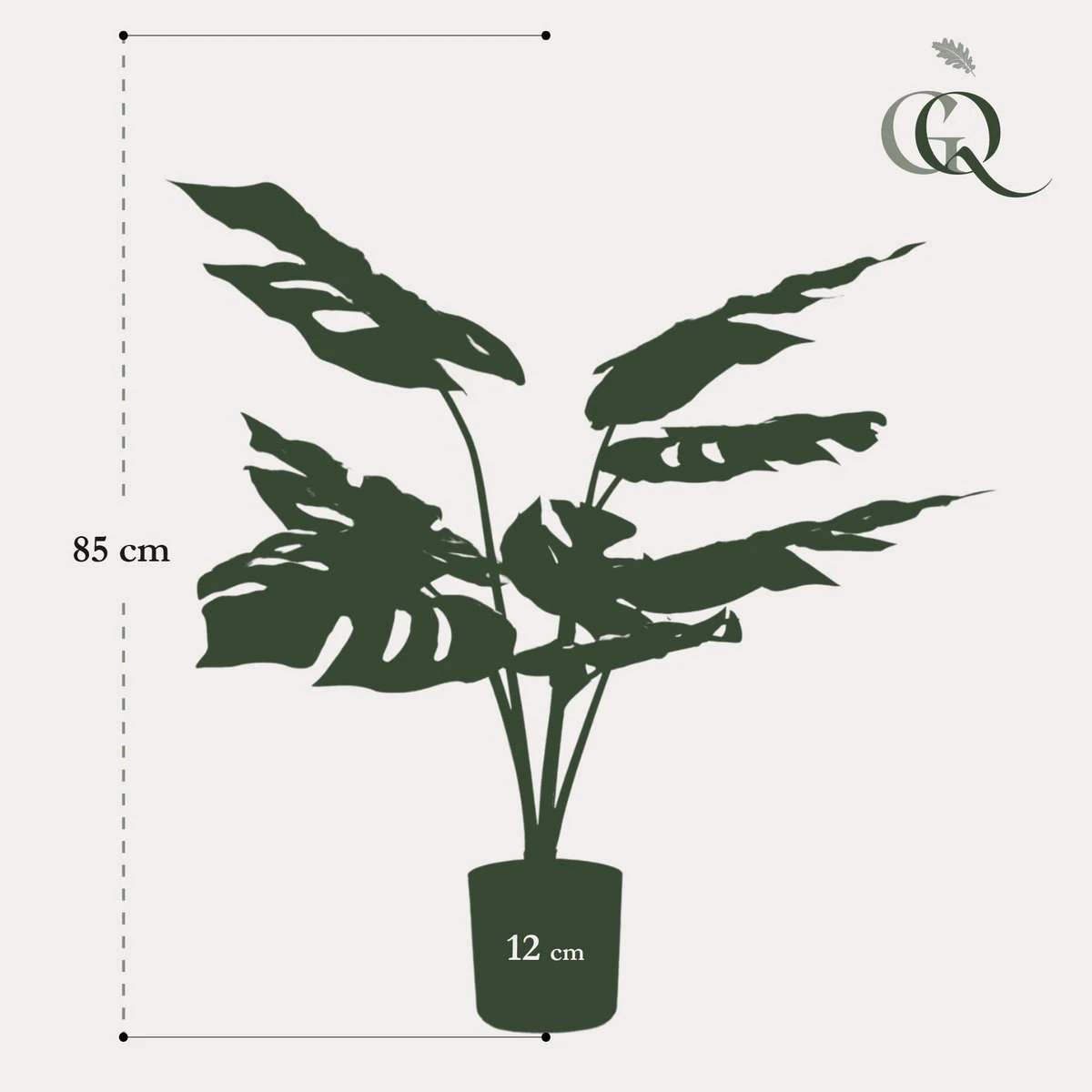 Monstera Deliciosa - artificial plant - 65 cm by Green boutiQ