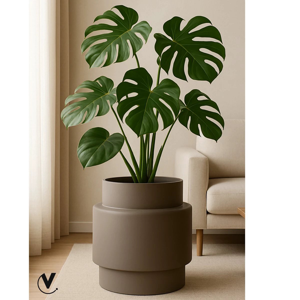 Plantenpot - Billund Taupe by Vase The World