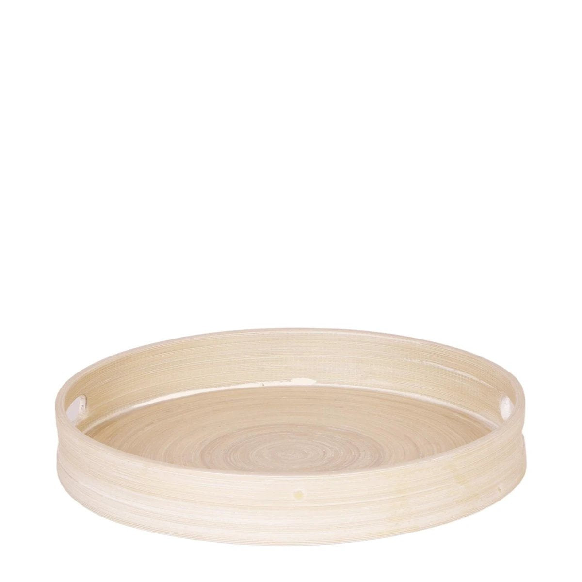 Kolibri Home | Decoration scale - Round even bamboo tray Ø30cm by Kolibri Company