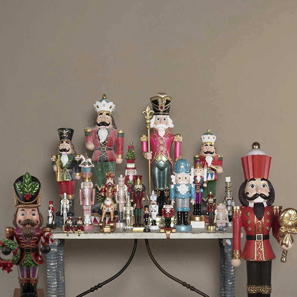 Decoration nutcracker 8x7x33 cm by Clayre & Eef.