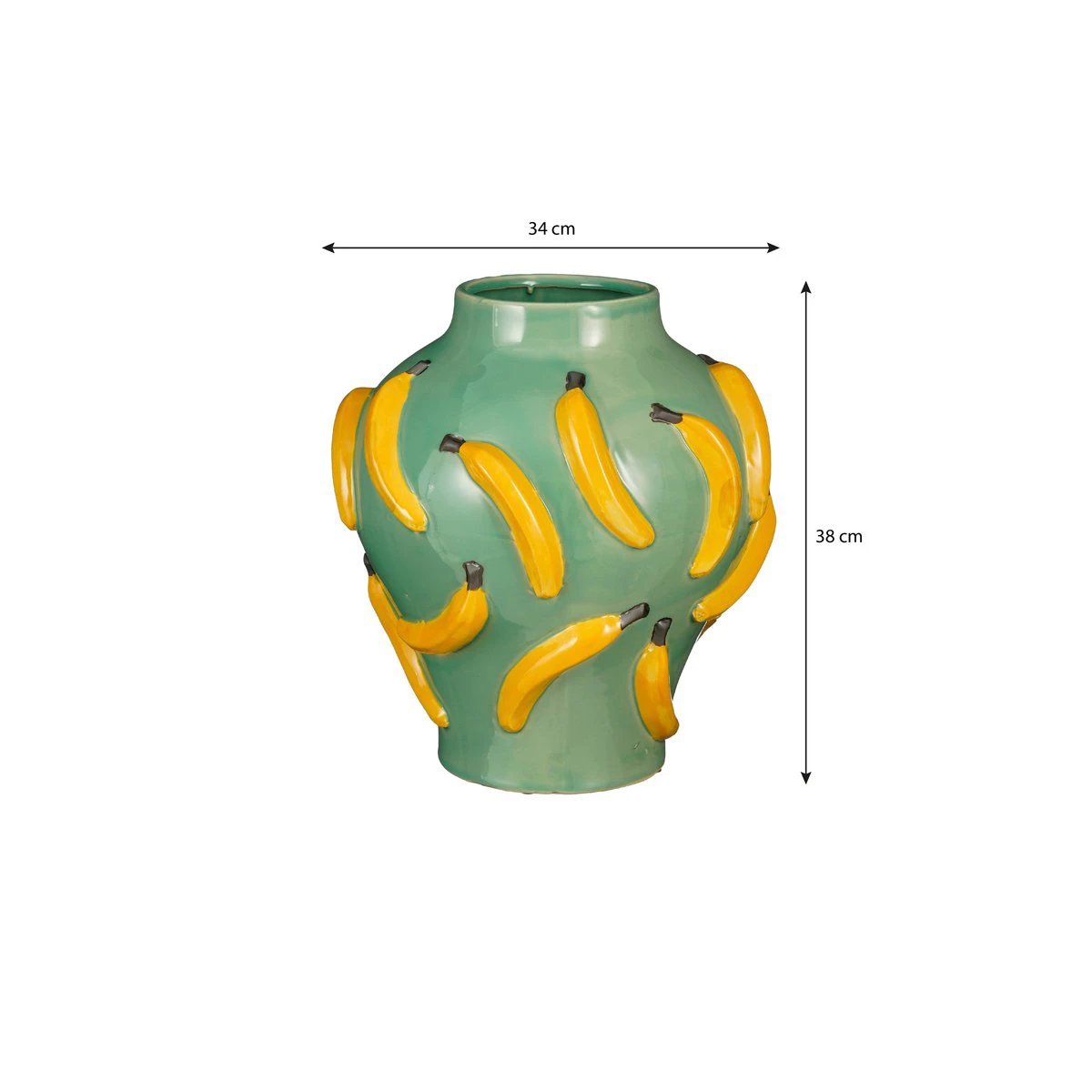 Vase Moza Light green by Mica Decorations