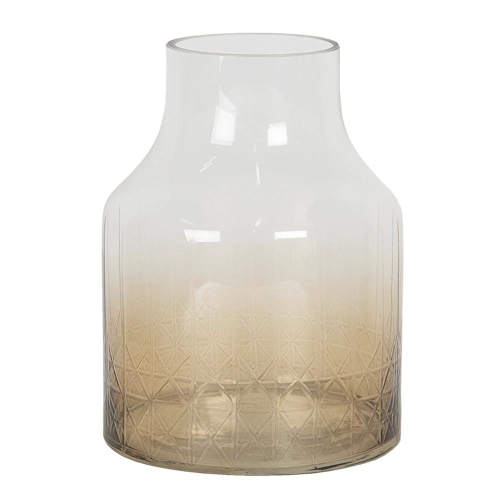 Vase Ø 14x20 cm glass glass vase by Clayre & Eef.