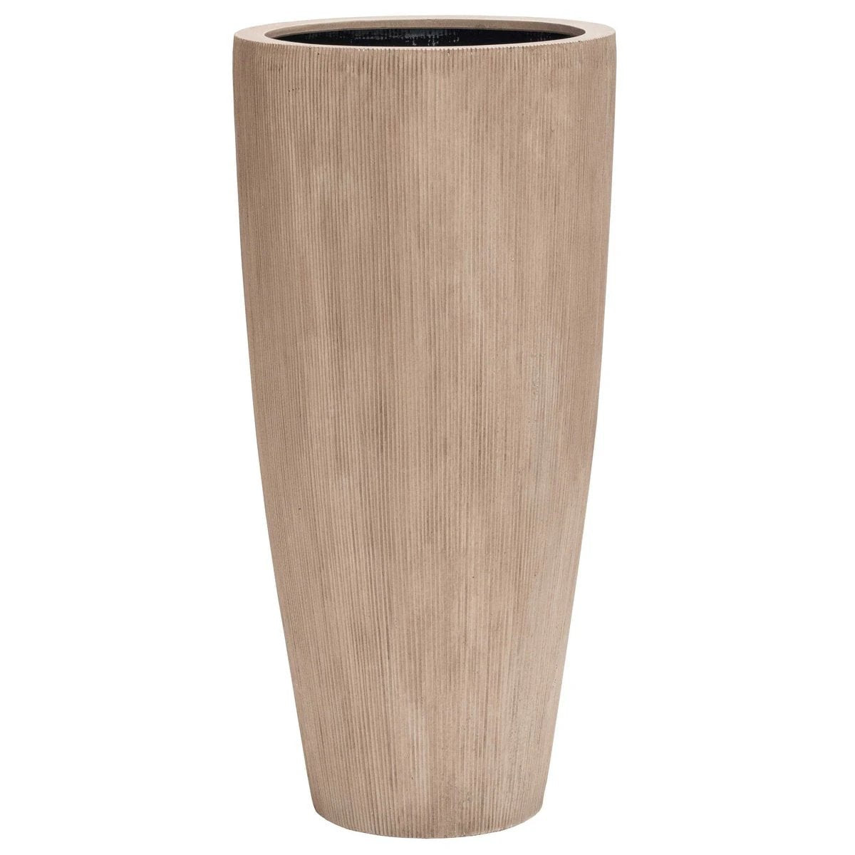 Plantenpot - Java stripe beige by Vase The World
