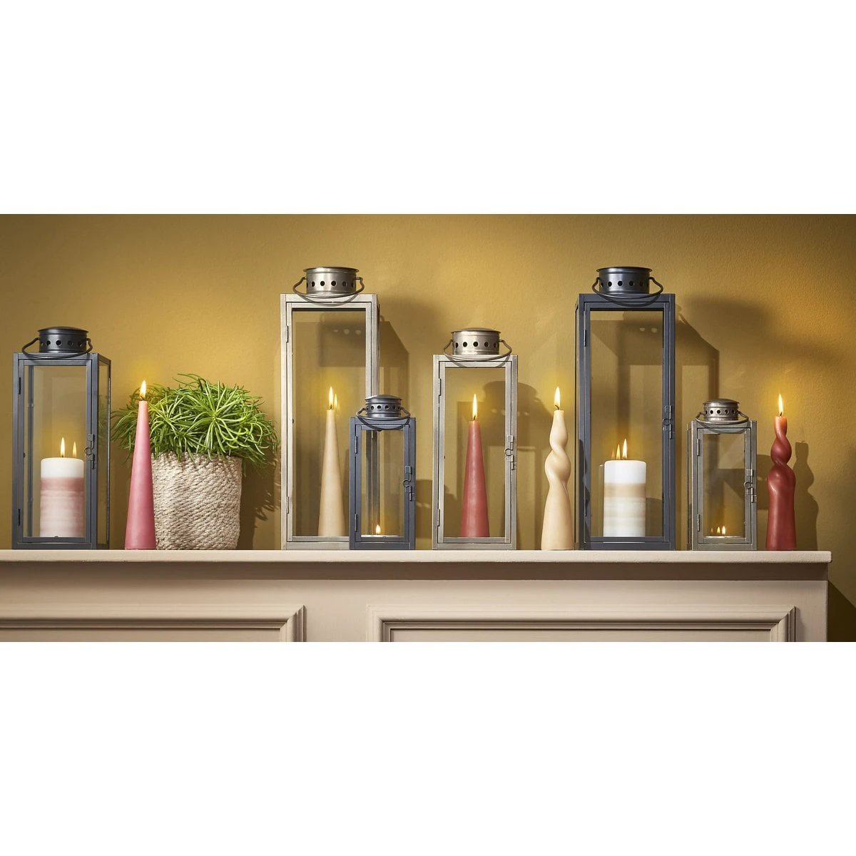 Lantern Arzilla Black by Mica Decorations