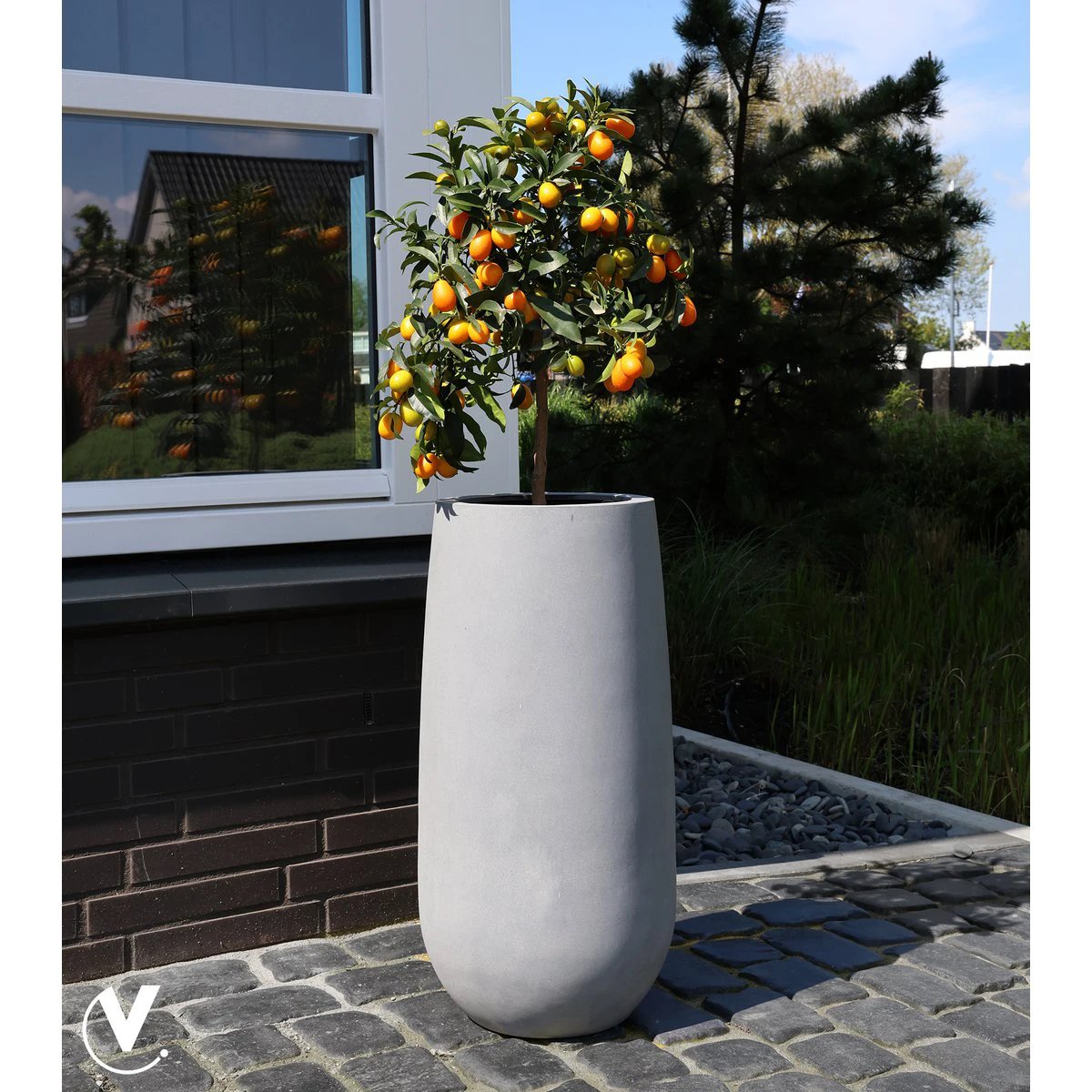 Plantenpot - Idaho grey by Vase The World