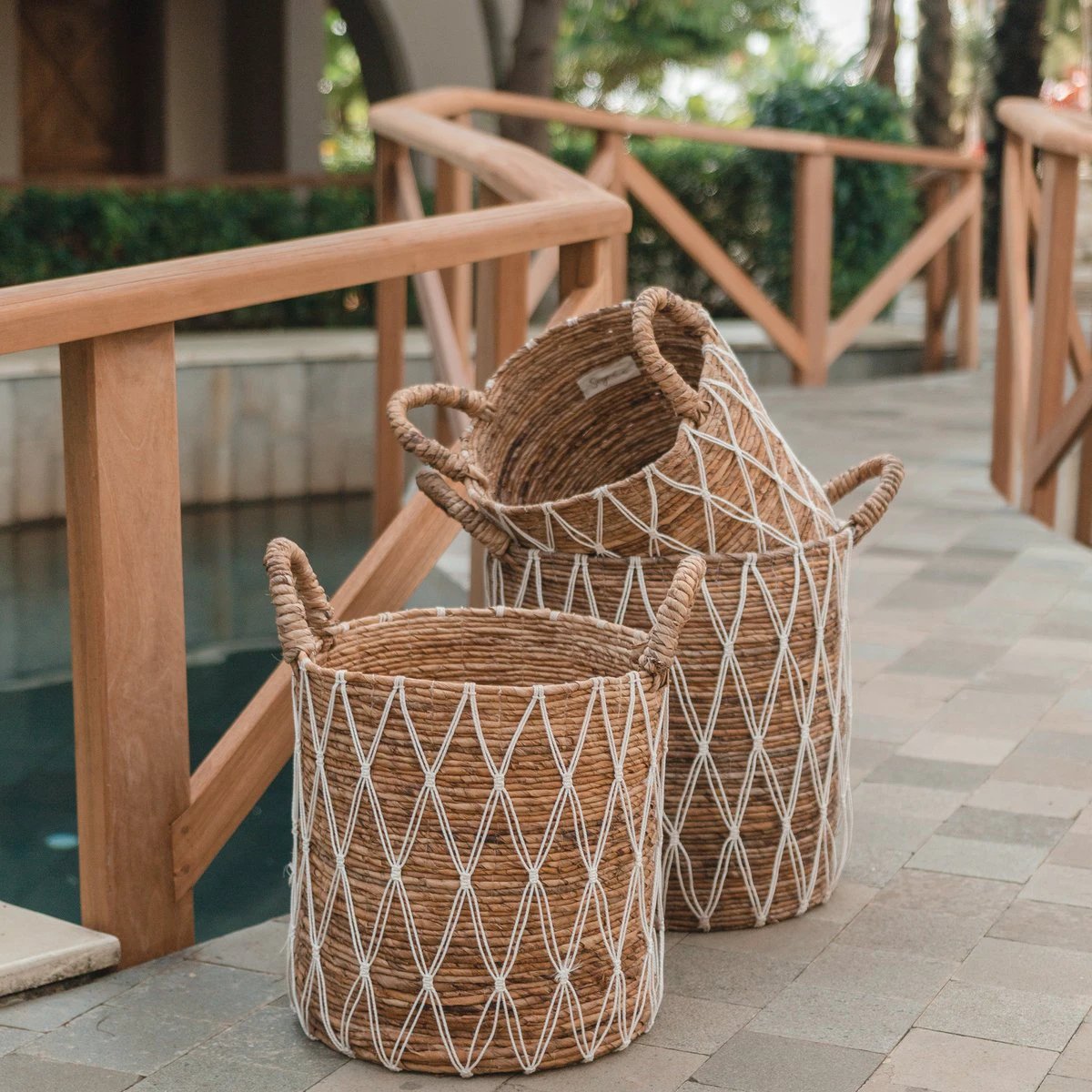 Laundry Basket | Plant Basket GARIAU made from Banana Fibre (3 sizes) by Soeji