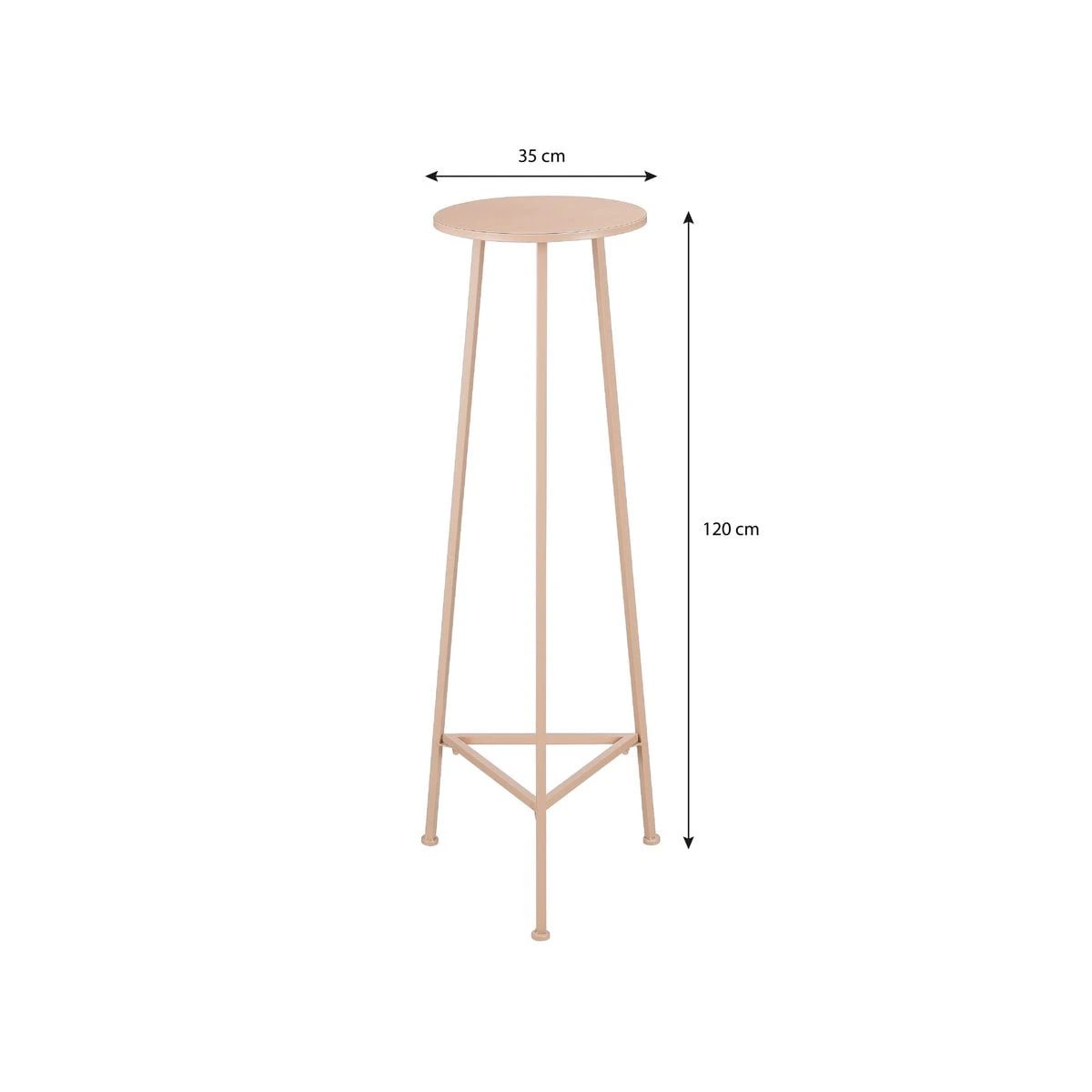 Plant table Adine Light pink by Mica Decorations