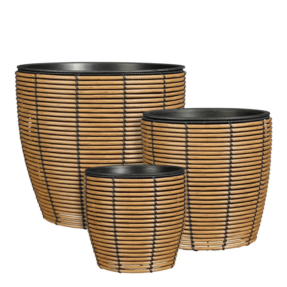 Flowerpot outside Durban Brown by Mica Decorations