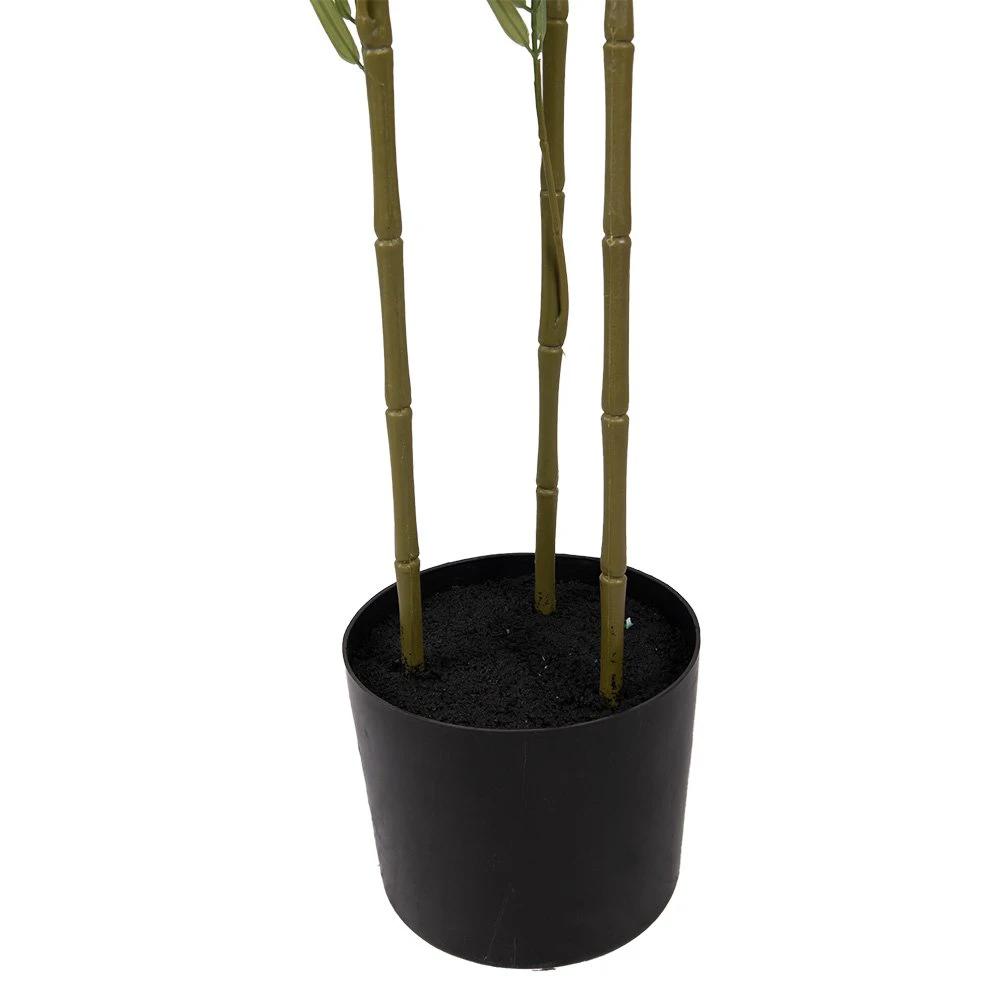 Artificial plant 25x25x180 cm Green Plastic by Clayre & Eef.