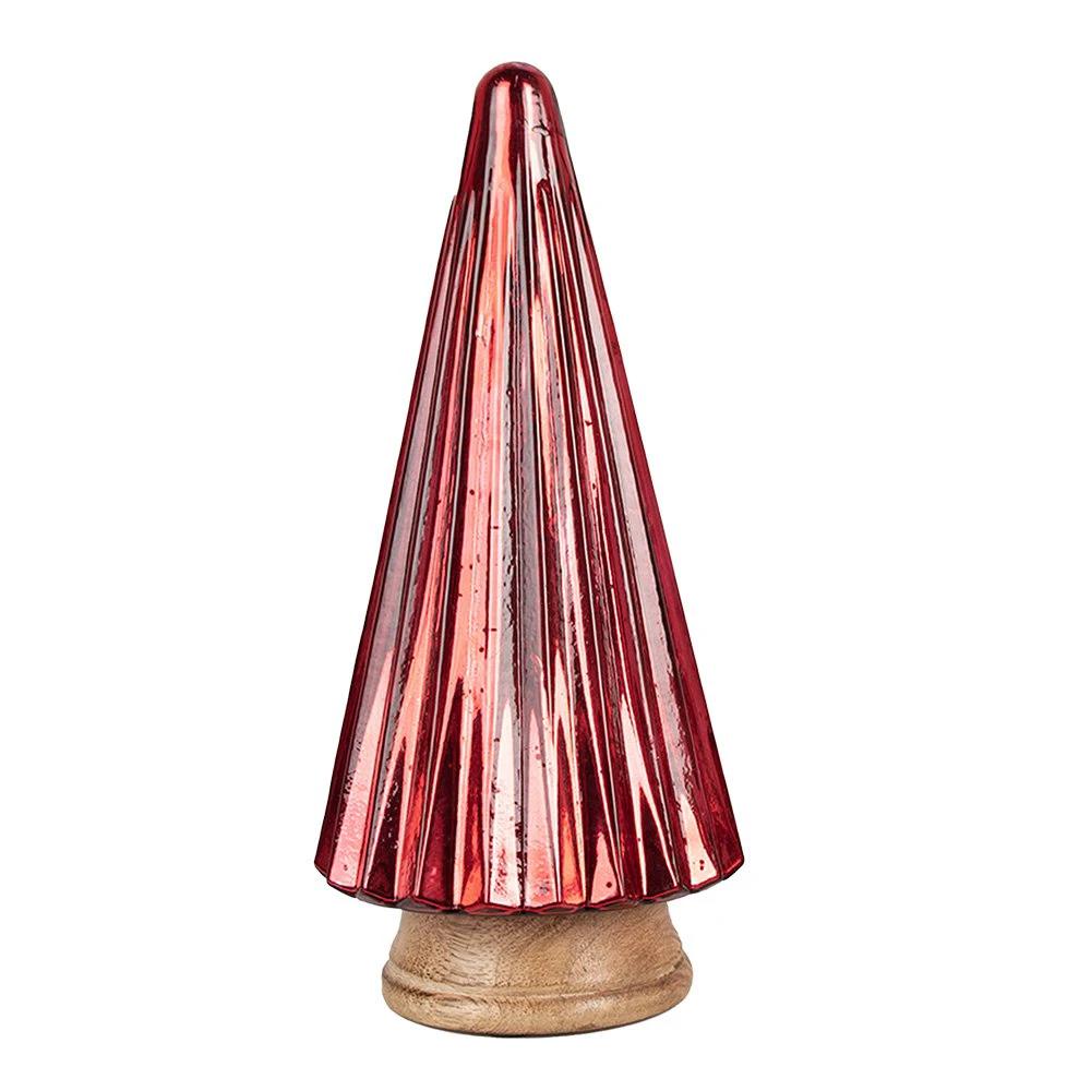 Decoration Christmas tree Ø 17x34 cm by Clayre & Eef.