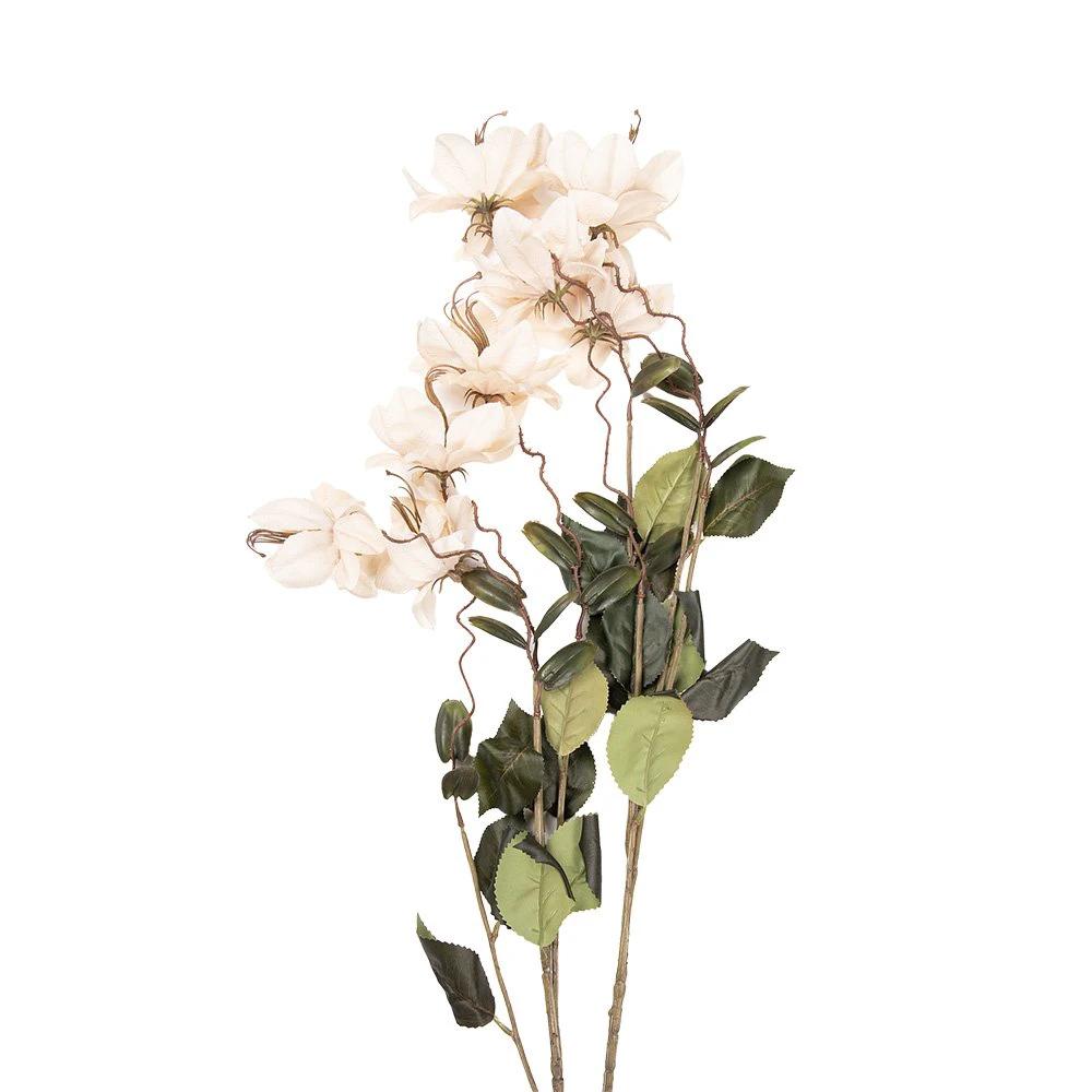 Artificial flower 120 cm White Plastic by Clayre & Eef.