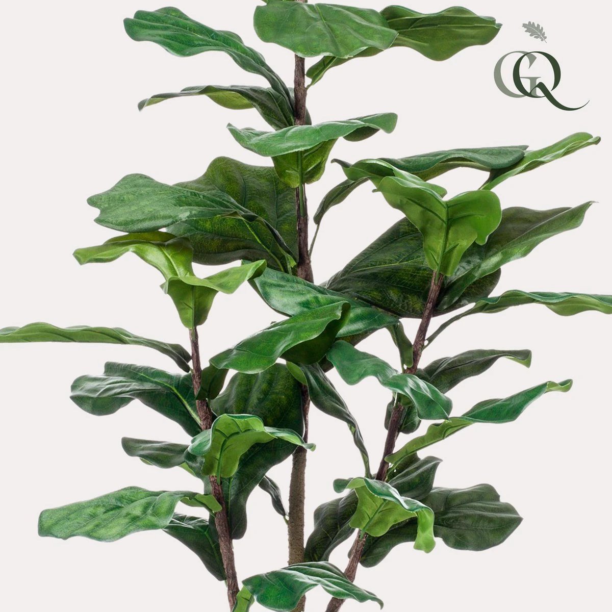 Artificial plant - Ficus Lyrata - Tobacco plant - 120 cm by Green boutiQ