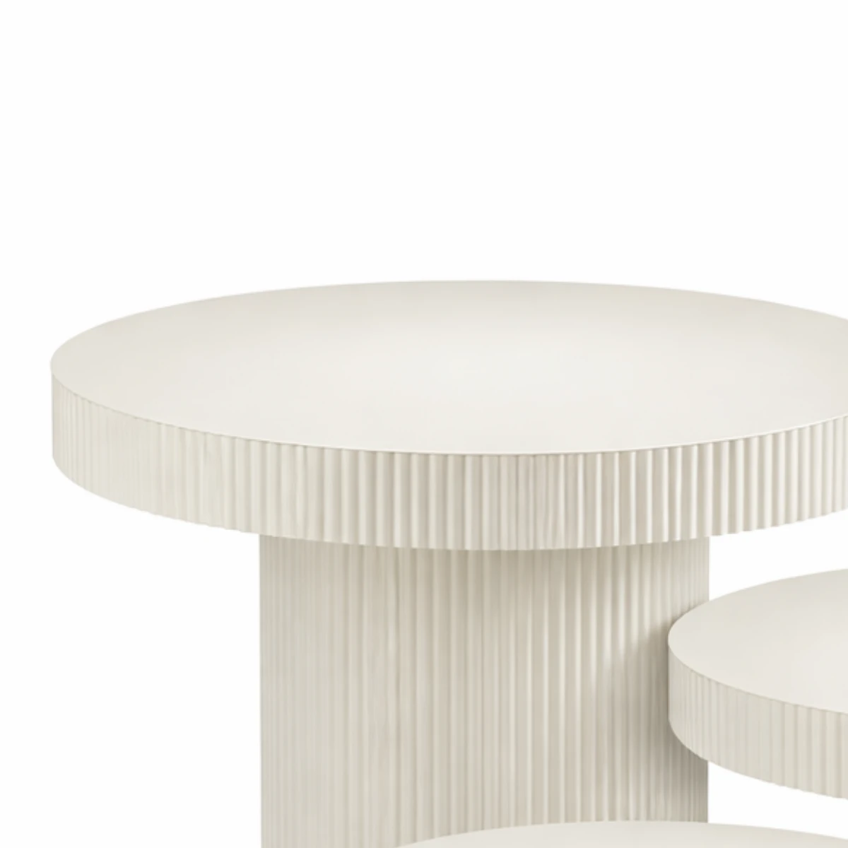 Side table Lux Off-white by Mica Decorations