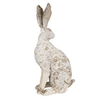 Hasenfigur 47 cm Beige Polyresin-Osterdekoration von Clayre & Eef.