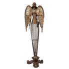 Decoration image angel 17x15x54 cm brown metal by Clayre & Eef.