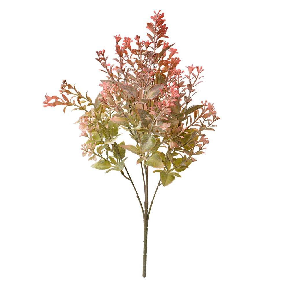 Artificial flower 42 cm Orange Plastic Artificial Plant by Clayre & Eef.