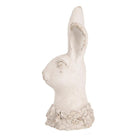 Decoration image rabbit 24 cm beige stone by Clayre & Eef.