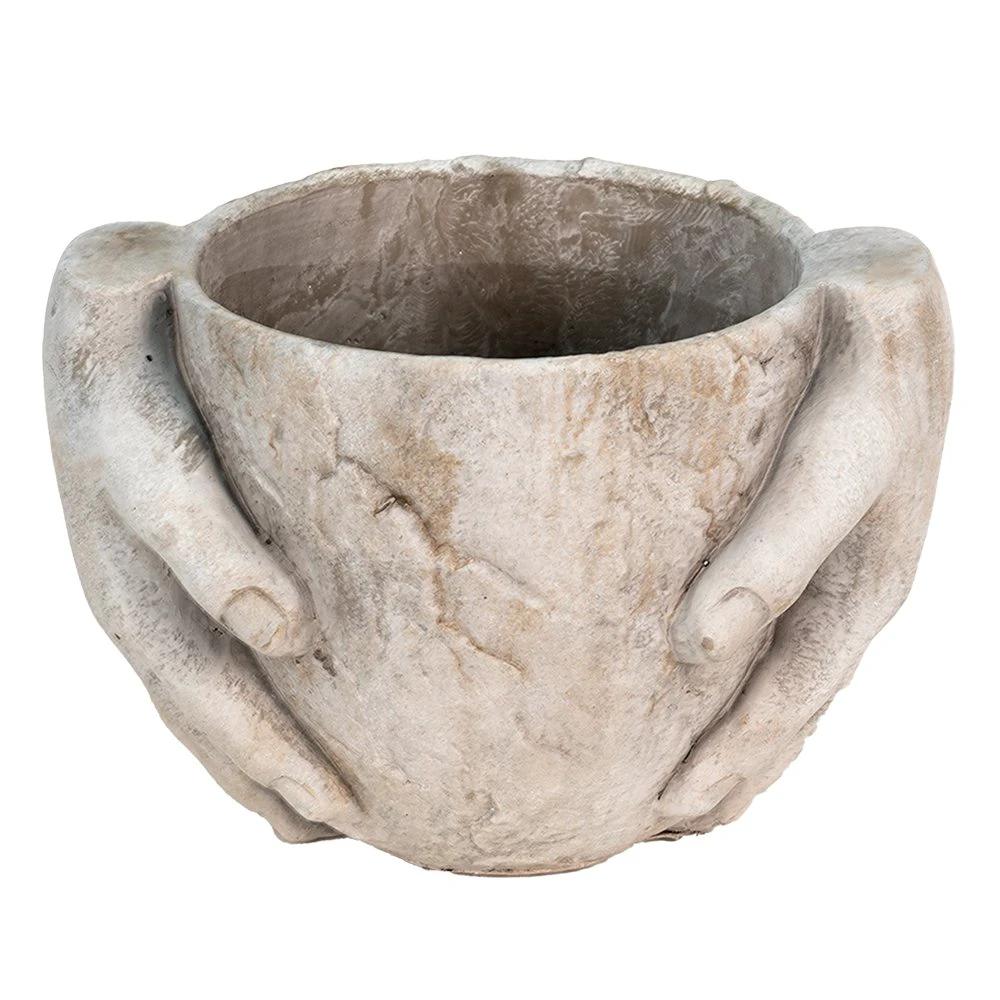 Bloempot 25x18x17 cm by Clayre & Eef.