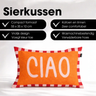 Decorative cushion Orange by Mica Decorations