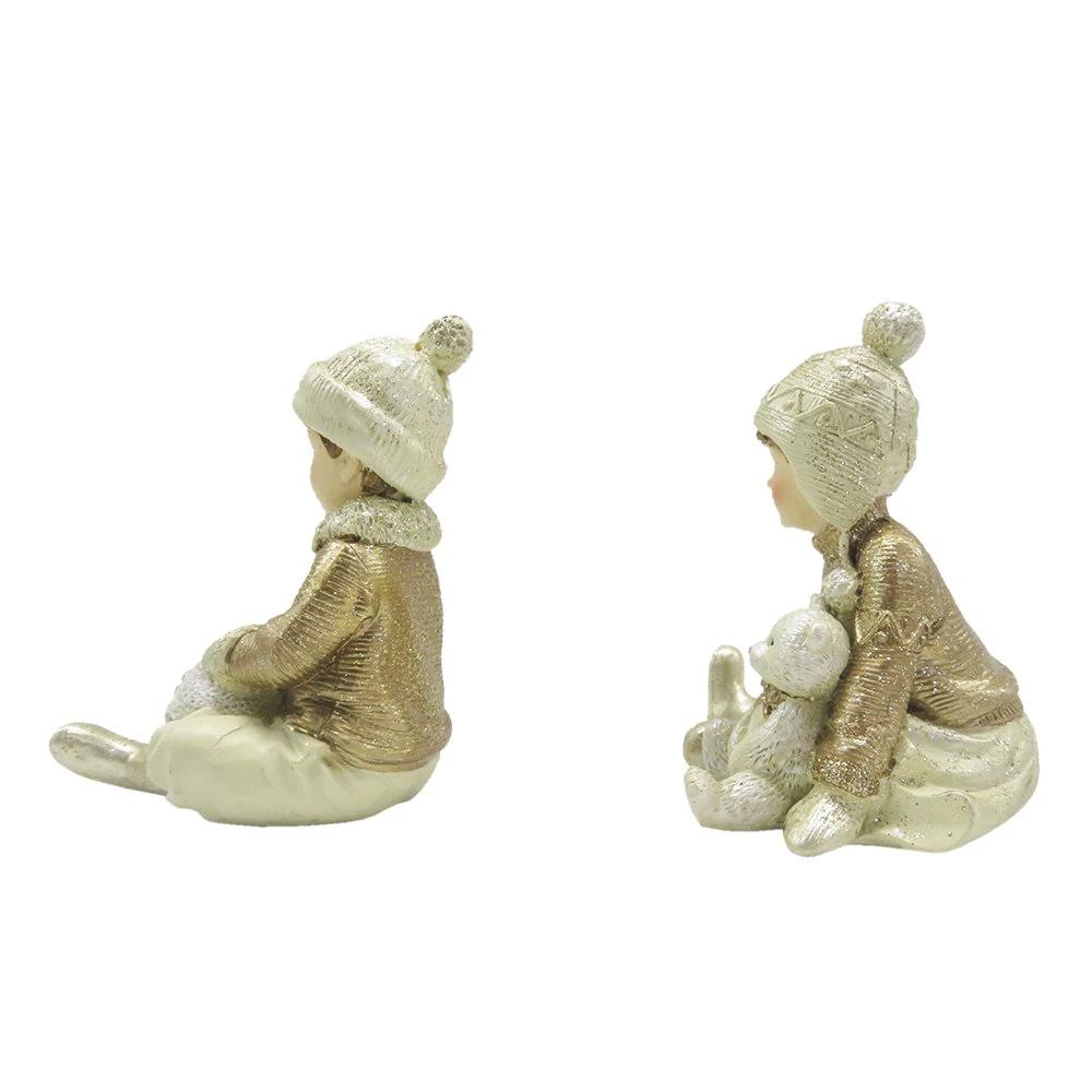 Kinderdekoration (2er-Set) 7x7x9 cm von Clayre & Eef.