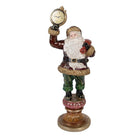 Christmas Decoration Statue Santa Claus 15x13x39 cm Red Plastic by Clayre & Eef.