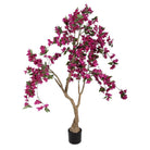 Künstlicher Baum Bougainvillea 100x100x150 cm Rosa Kunststoff von Clayre & Eef.