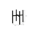 Plant stand Ascot Black by Mica Decorations