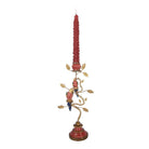 Candlestick 16x9x33 cm Gold-colored plastic by Clayre & Eef.