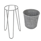 Dekorativer Pflanzenhalter (2) Ø 35x31/87 / Ø 31x27/76 cm von Clayre & Eef.