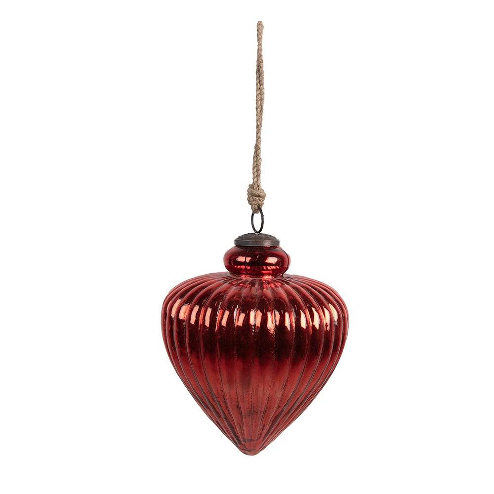 Christmas bauble Ø 17x20 cm by Clayre & Eef.