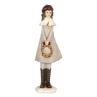 Decoration image girl 10x8x30 cm gray plastic by Clayre & Eef.