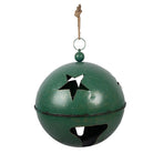Weihnachtsdekorationsbild Weihnachtskugel Ø 60 / Ø 50 / Ø 40 cm Grünes Metall von Clayre & Eef.