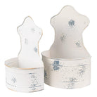 Decoratie planthouder (2) 26x14x37 /23x12x32 cm by Clayre & Eef.