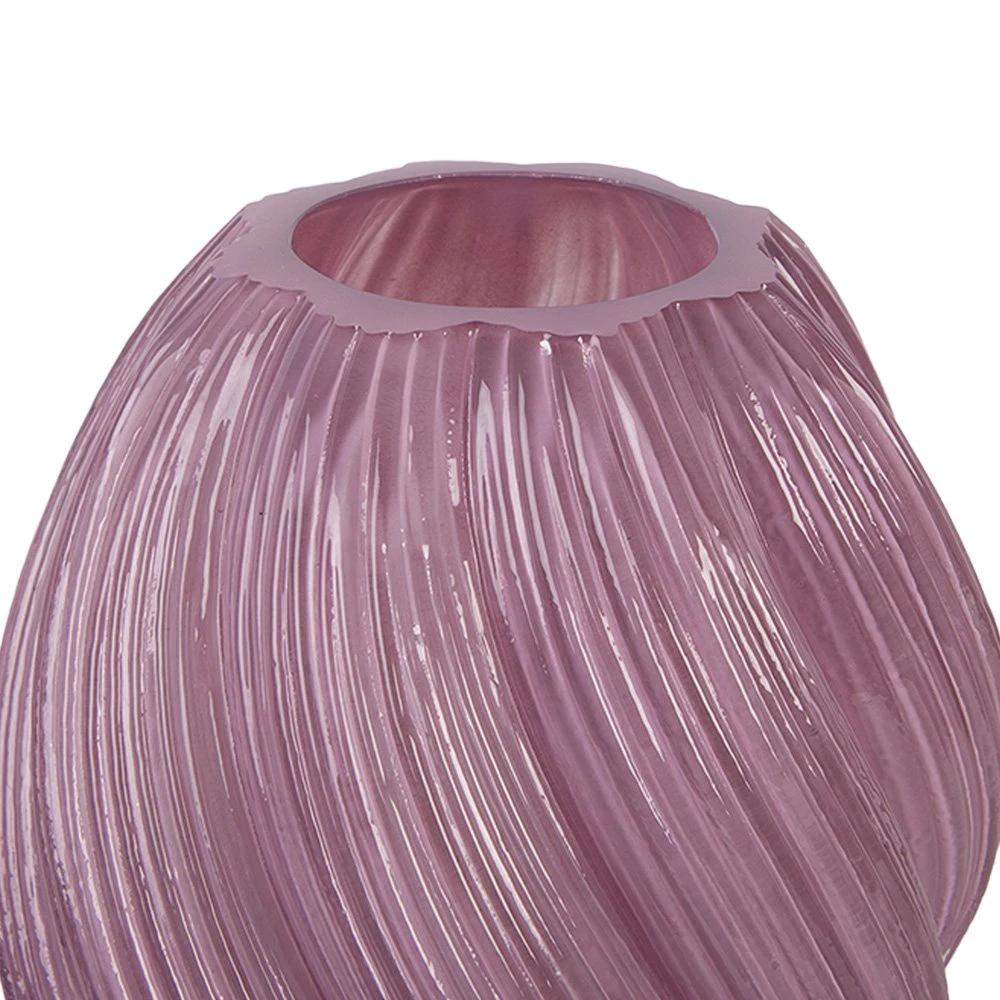 Vase Ø 17x21 cm Glas in Violett von Clayre & Eef.