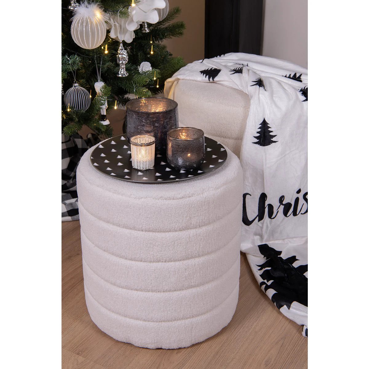 Tealight holder Ø 9x8 cm by Clayre & Eef.