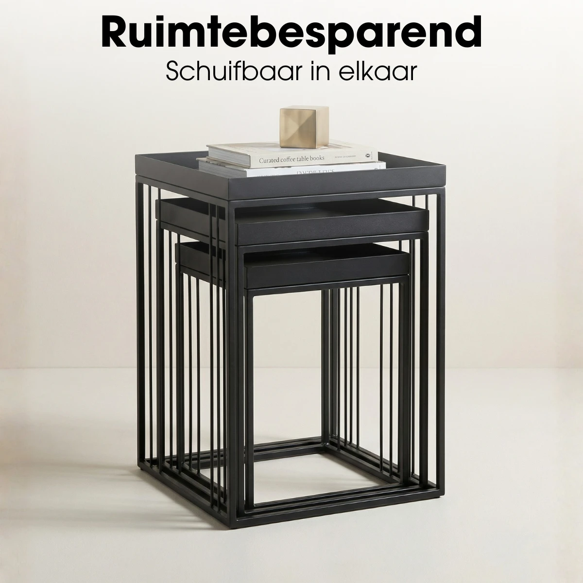 Side table Beth Black by Mica Decorations