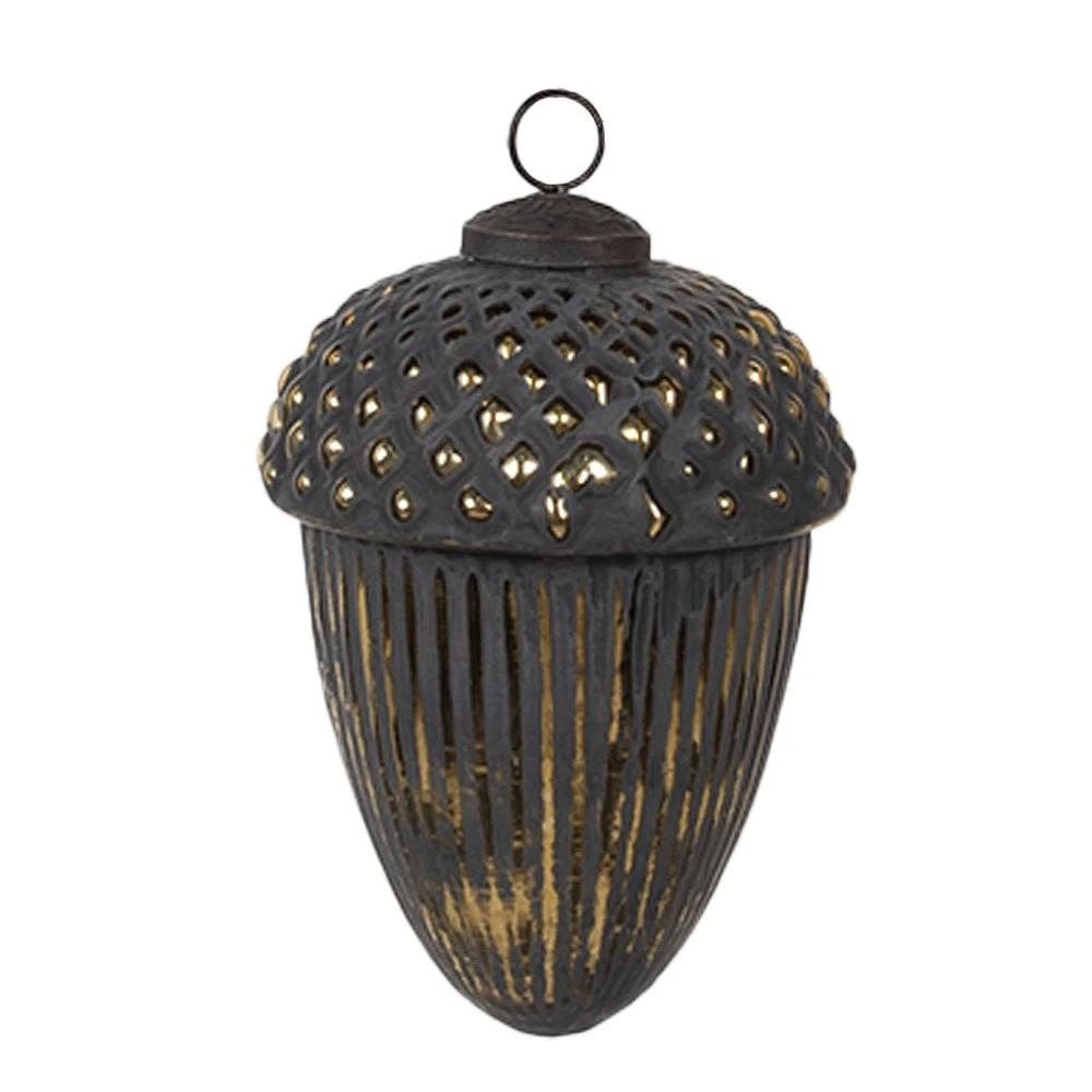 Christmas bauble Ø 10x14 cm by Clayre & Eef.
