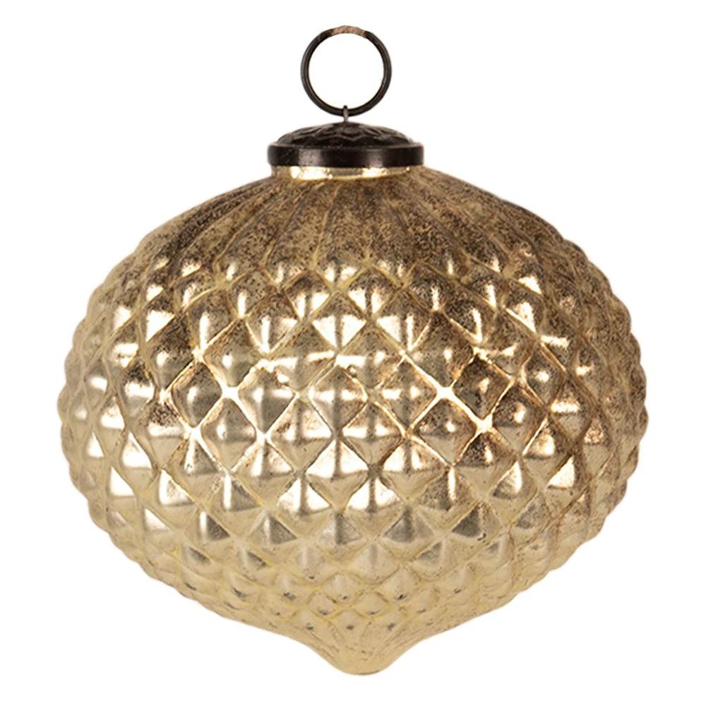 Christmas bauble Ø 15x15 cm by Clayre & Eef.