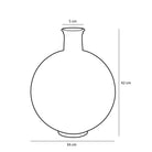 Decorative bottle of Firenza Light Pink by Mica Decorations