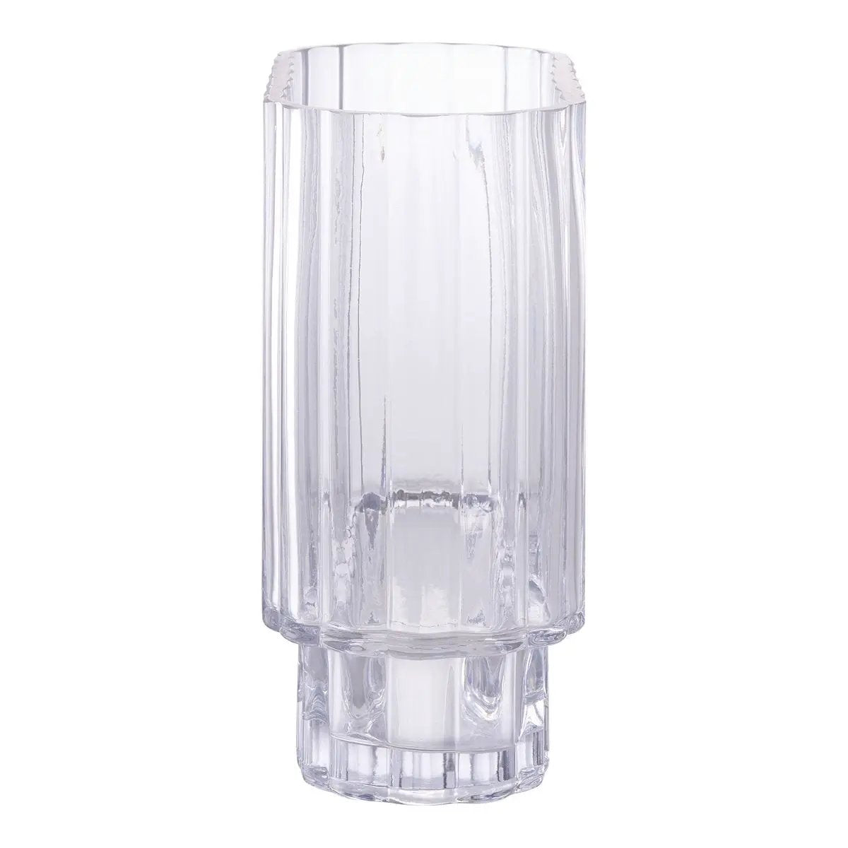 Vase - Clear Glass, 20x9x19.5 cm by EMIRELLE