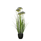 Artificial Plant Ornamental Grass Purple by Mica Decorations