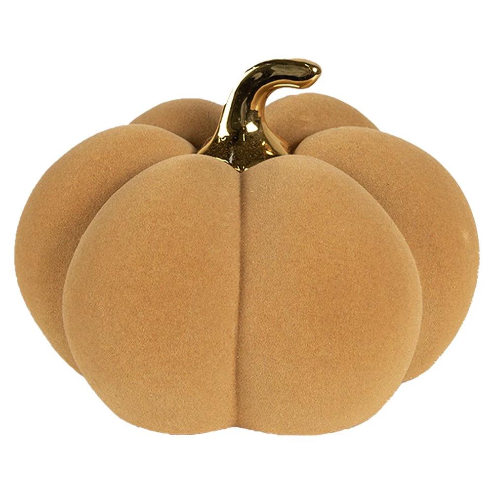 Decoration Pumpkin Ø 18x14 cm by Clayre & Eef.