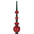 Christmas Decoration Statue Ø 31x193 cm Red Green Metal by Clayre & Eef.