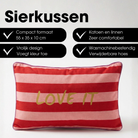 Decorative cushion Red by Mica Decorations