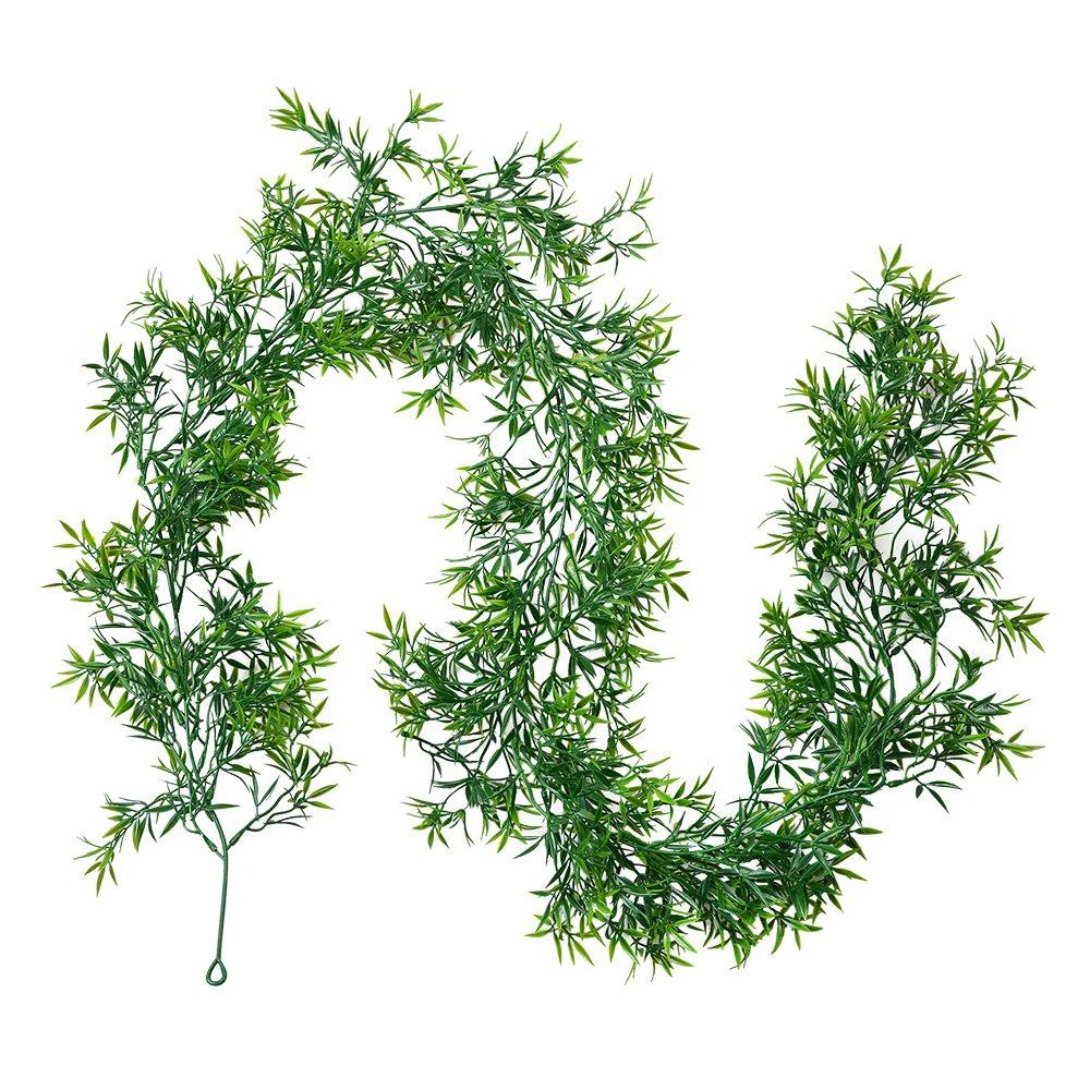 Artificial Plant Garland 180 cm Green Plastic by Clayre & Eef.