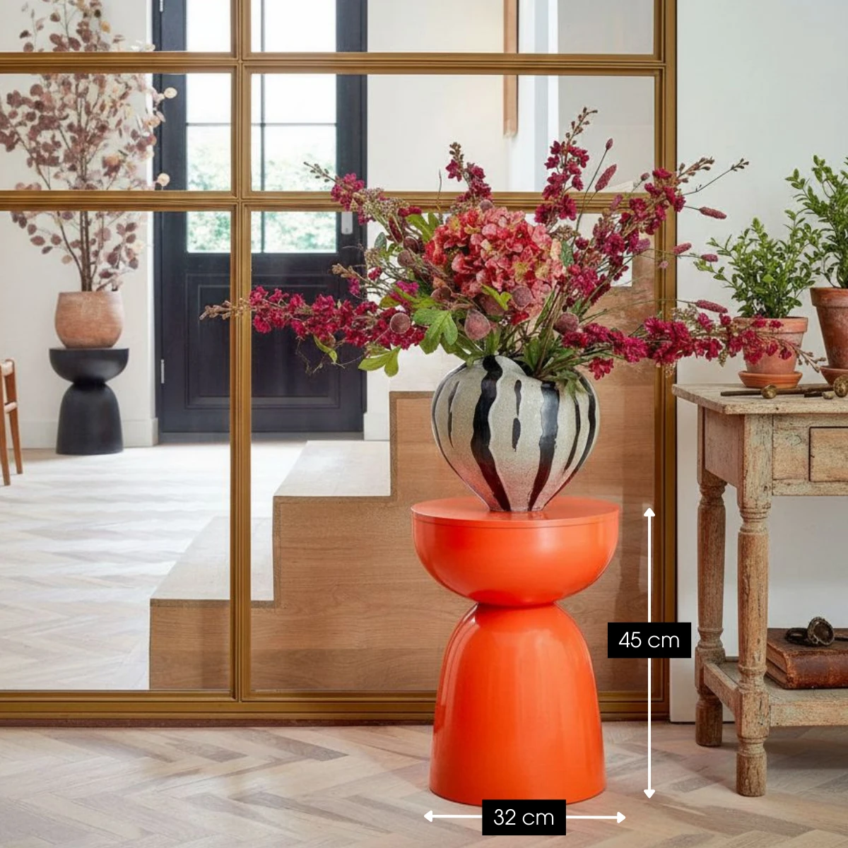 Elliott Orange side table by Mica Decorations