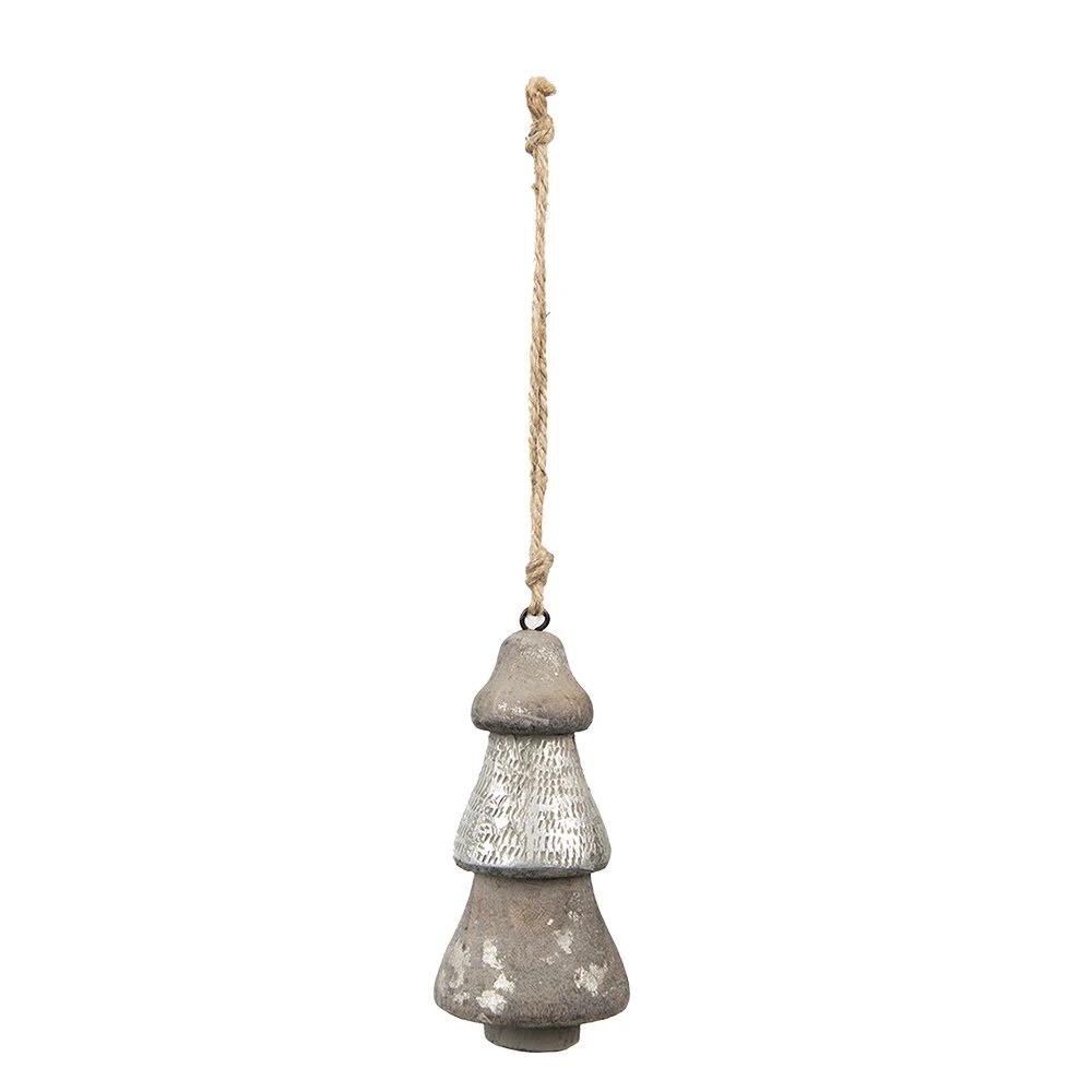Decoration Christmas tree Ø 6x13 cm by Clayre & Eef.