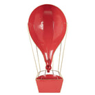 Weihnachtsdekoration Bild Heißluftballon 26x14x62 cm rotes Metall von Clayre & Eef.
