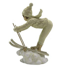 Decoration child on skis 14x6x19 cm by Clayre & Eef.