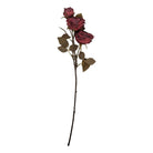 Artificial flower 70 cm red plastic by Clayre & Eef.
